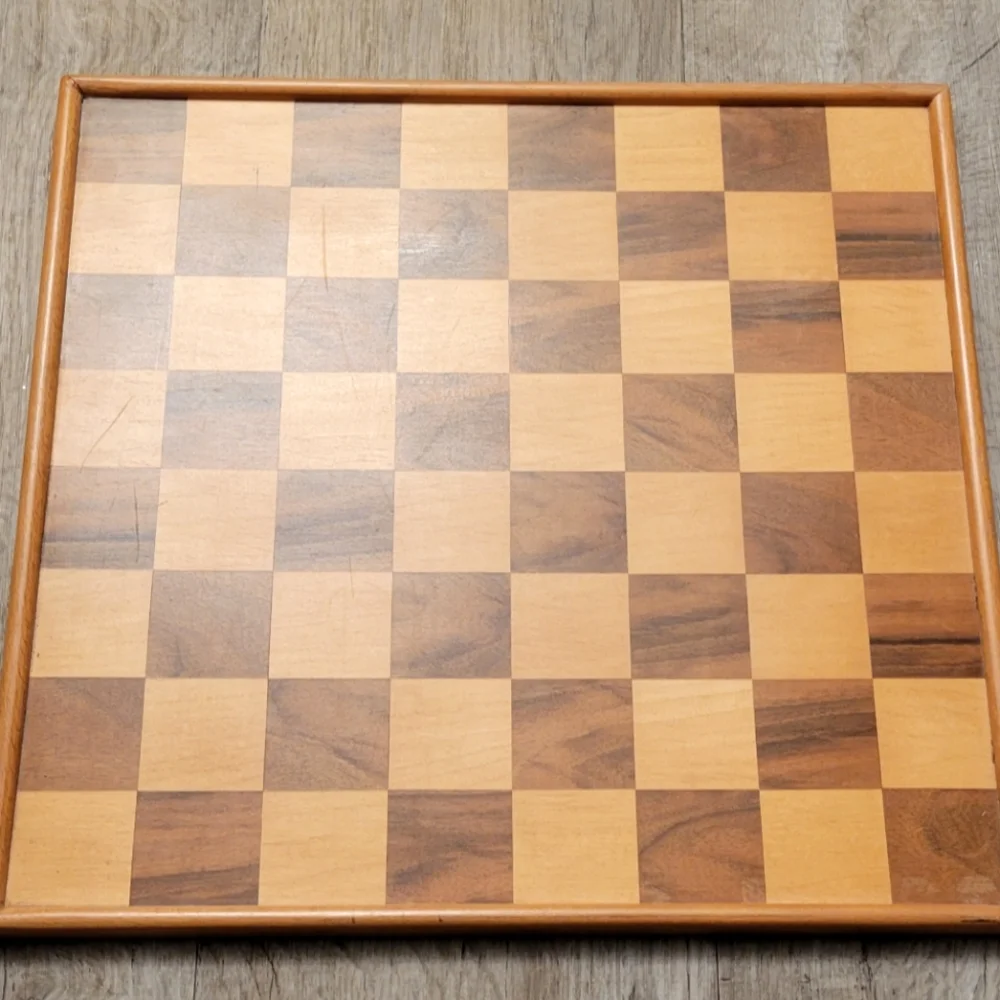 Handmade Wooden Chess Board - Picture 2 of 3